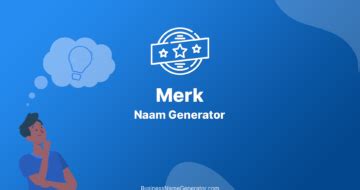 merknaam generator